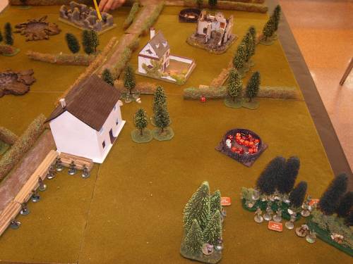 Americans arrive in German occupied area!!